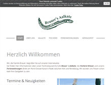Tablet Screenshot of brauers-aalkate.de